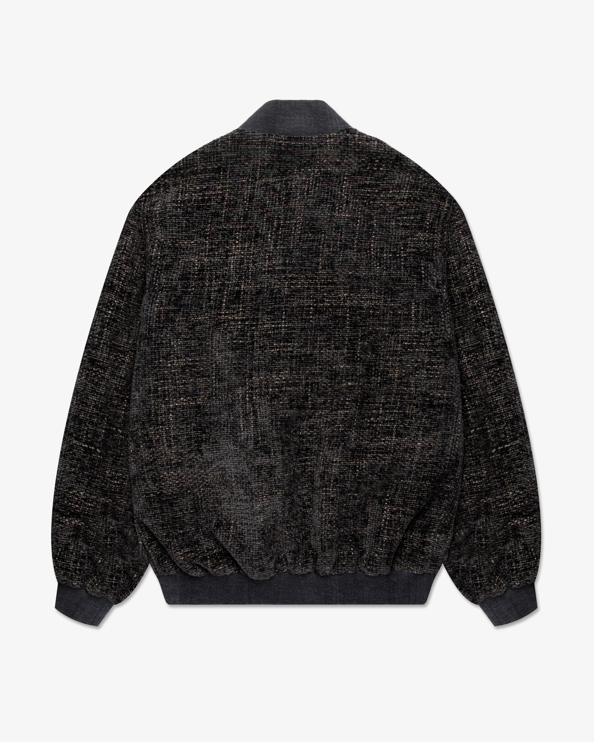 Earthy Weave Bomber Jacket