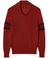 Propaganda Agency Red Varsity Shawl Sweater