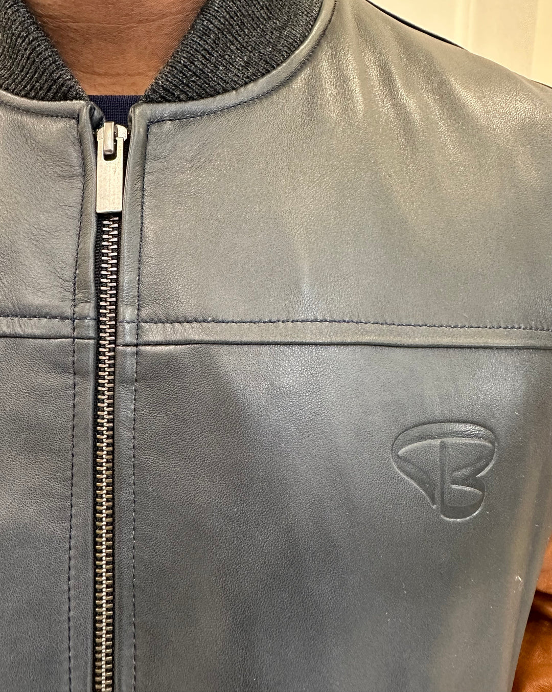 Bv ferrari leather store jacket